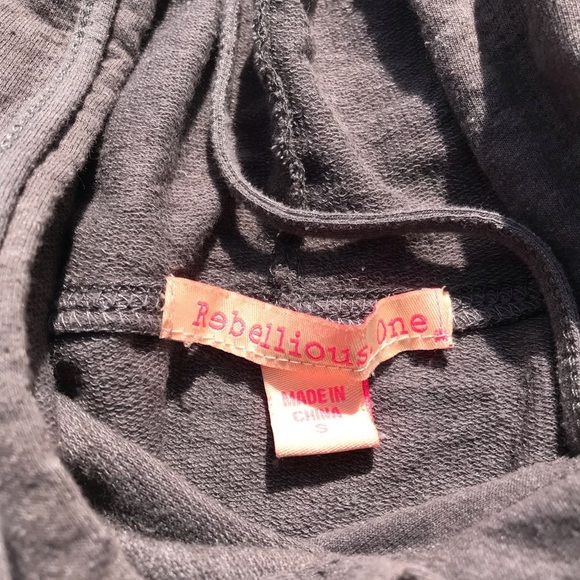 Women’s Rebellious One Rainbow Gray Hoodie - Small - Picture 3 of 4